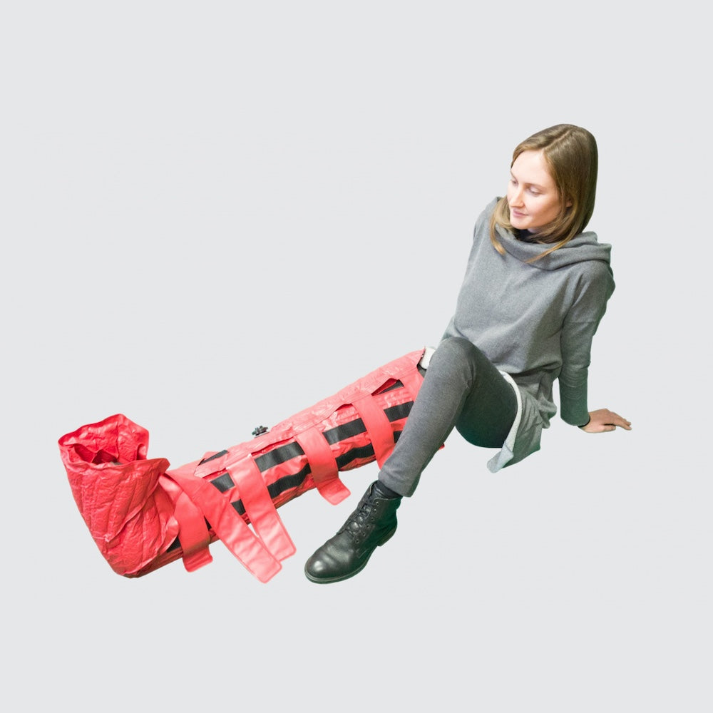 Vacuum splint for lower extremities with foot fixation (ES-16)